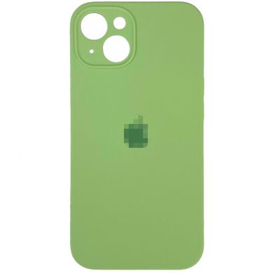 Чохол Silicone Case Full + Camera для iPhone 14 Plus Mint Gum