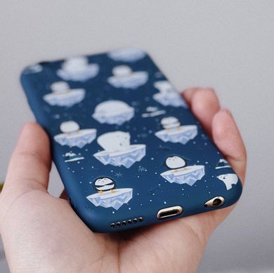 Чехол WAVE Fancy Case для iPhone 7 Plus | 8 Plus Ghosts and Pumpkin Blue купить
