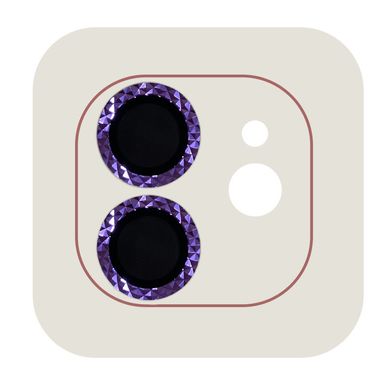 Захисне скло на камеру Metal Shine для iPhone 11 | 12 | 12 MINI Purple