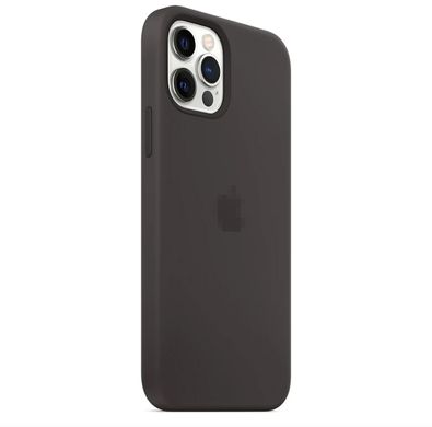 Чохол Silicone Case Full OEM для iPhone 12 | 12 PRO Black - ash-mobile.com.ua - фото 2