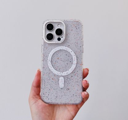 Чехол Splattered with MagSafe для iPhone 15 Purple