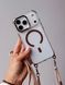 Чохол Crossbody Case MagSafe на шнурку для iPhone 17 PRO Brown