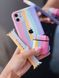 Чохол Leather Rainbow Case для AirPods 1 | 2 Pink