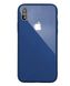 Чохол Glass Pastel Case для iPhone X | XS Blue