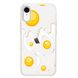 Чохол прозорий Print FOOD with MagSafe для iPhone XR Eggs купити
