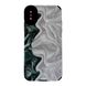 Чохол Ribbed Case для iPhone XR Marble White/Green