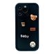 Чохол Pretty Things Case для iPhone 15 PRO Black Bear