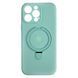 Чехол Silicone Case with Ring Stand Full Camera для iPhone 16 Mint - ash-mobile.com.ua - фото 1