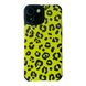 Чохол Ribbed Case для iPhone 15 Plus Leopard Yellow - ash-mobile.com.ua - фото 1