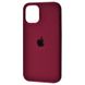 Чехол Silicone Case Full для iPhone 14 Marsala