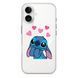 Чохол прозорий Print Blue Monster with MagSafe для iPhone 17 Love