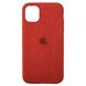 Чехол Alcantara Full для iPhone 12 MINI Red