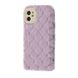 Чохол Fluffy Love Case для iPhone 12 Purple - ash-mobile.com.ua - фото 1