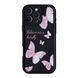 Чехол Wilkins Case для iPhone 14 PRO MAX Butterfly Black/Pink - ash-mobile.com.ua - фото 1