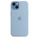 Чохол Silicone Case Full OEM+MagSafe для iPhone 13 Blue Fog