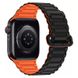 Ремешок HOCO WA06 Flexible Military pattern для Apple Watch 42mm | 44mm | 45mm | 46mm | 49mm Black/Orange