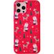 Чехол WAVE Fancy Case для iPhone 12 PRO MAX Santa Claus and Deer Red купить