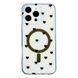 Чехол Transparent Print with MagSafe для iPhone X | XS Hearts Black - ash-mobile.com.ua - фото 1