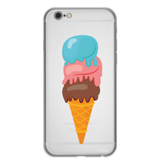 Чехол прозрачный Print SUMMER для iPhone 6 | 6s Ice Cream купить