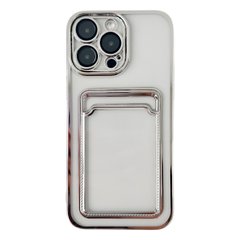 Чохол Pocket Glossy Case для iPhone 13 PRO MAX Silver