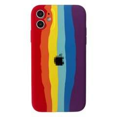 Чехол Rainbow FULL+CAMERA Case для iPhone 12 PRO MAX Red/Purple купить