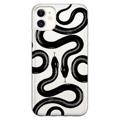 Чехол прозрачный Print Snake для iPhone 12 MINI Viper купить
