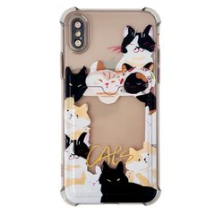 Чохол Animal Pocket Case для iPhone X | XS Cats купити