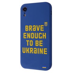 Чохол WAVE Ukraine Edition Case для iPhone XR Brave Blue купити