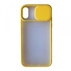 Чехол Hide-Camera matte для iPhone X | XS Yellow купить