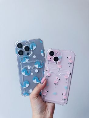 Чехол прозрачный с карманом ASH PRINT для iPhone 12 MINI Cow - ash-mobile.com.ua - фото 6