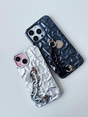 Чохол Crumpled Chain Case для iPhone 11 PRO MAX Silver - ash-mobile.com.ua - фото 2