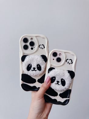 Чохол 3D Panda Case для iPhone 7 | 8 | SE 2 | SE 3 Biege купити