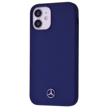 Чохол Silicone Mercedes-Benz Case для iPhone 12 MINI Blue - ash-mobile.com.ua - фото 1