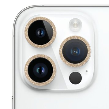 Защитное стекло на камеру Diamonds Lens для iPhone 15 PRO | 15 PRO MAX Gold - ash-mobile.com.ua - фото 1