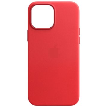 Чохол ECO Leather Case with MagSafe для iPhone 13 PRO MAX Crimson - ash-mobile.com.ua - фото 1