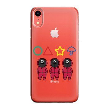 Чохол прозорий Print SQUID GAME для iPhone XR Soldiers - ash-mobile.com.ua - фото 1
