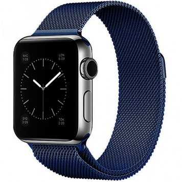 Ремешок Milanese Loop для Apple Watch 38mm | 40mm | 41mm Midnight Blue - ash-mobile.com.ua - фото 1