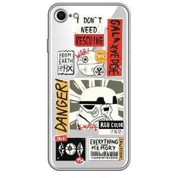 Чехол прозрачный Print Star Wars для iPhone 7 | 8 | SE 2 | SE 3 Stormtrooper - ash-mobile.com.ua - фото 1