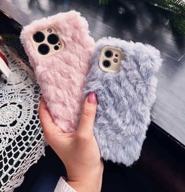 Чохол Fluffy Love Case для iPhone 12 PRO Purple - ash-mobile.com.ua - фото 6