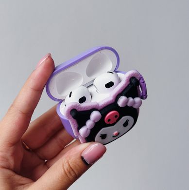 Чехол Kuromi для AirPods PRO 2 Purple - ash-mobile.com.ua - фото 5