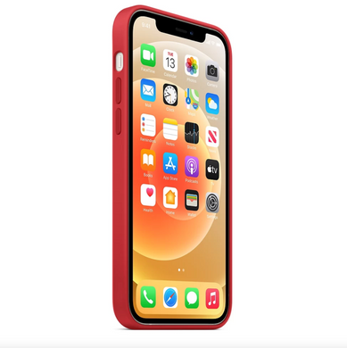 Чохол Silicone Case Full OEM для iPhone 12 | 12 PRO Red - ash-mobile.com.ua - фото 3