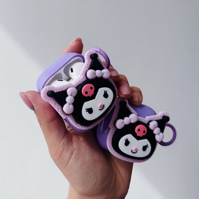 Чехол Kuromi для AirPods PRO 2 Purple - ash-mobile.com.ua - фото 2