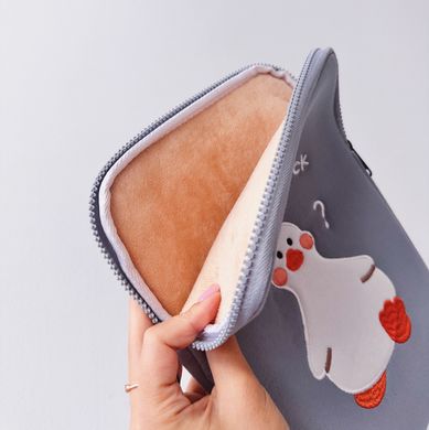 Чехол-сумка Cute Bag for iPad 12.9" Duck Lavander Grey