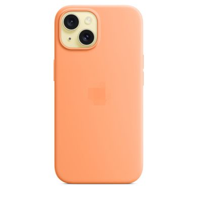 Чохол Silicone Case Full OEM для iPhone 15 Plus Orange Sorbet - ash-mobile.com.ua - фото 3