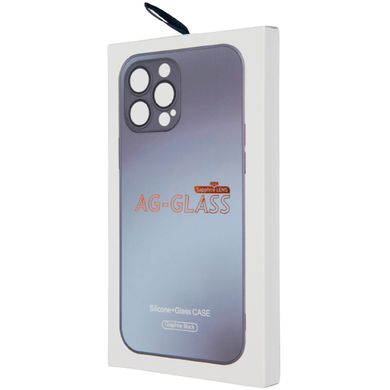 Чохол AG-Glass Matte Case для iPhone 12 PRO MAX Graphite Black купити