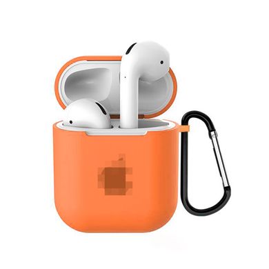 Чохол (яблуко) для AirPods PRO Papaya - ash-mobile.com.ua - фото 1