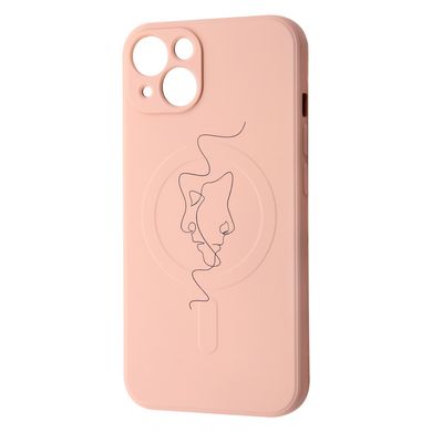 Чохол WAVE Minimal Art Case with MagSafe для iPhone 13 Pink Sand/Human