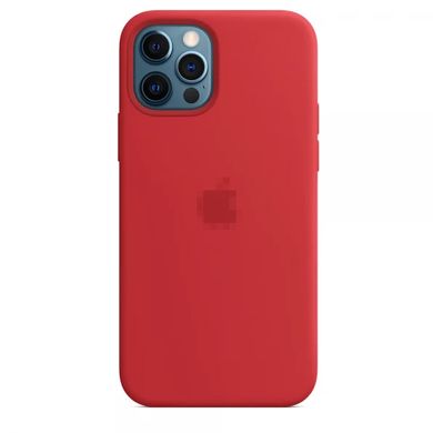 Чохол Silicone Case Full OEM для iPhone 12 | 12 PRO Red - ash-mobile.com.ua - фото 1