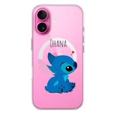 Чохол прозорий Print Blue Monster with MagSafe для iPhone 17 Ohana