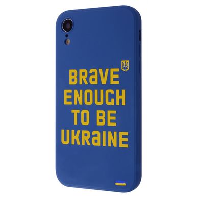 Чохол WAVE Ukraine Edition Case для iPhone XR Brave Blue купити